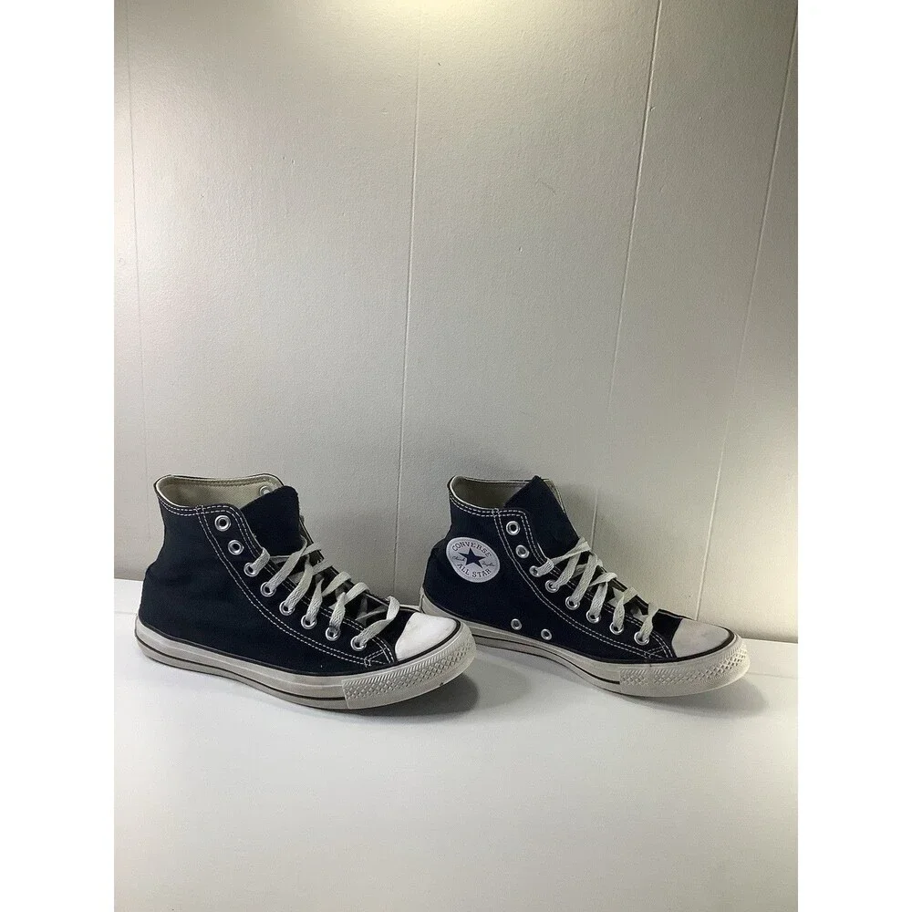 Converse Chuck Taylor All Star Hi Black White Shoes Sneakers Men’s 7 Women’s 9